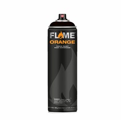 Аэрозольная краска Flame Orange 500 мл. Thick Black - фото 9959