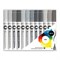 Набор маркеров Molotow Aqua Color Brush 12 шт. Grey Set - фото 5449