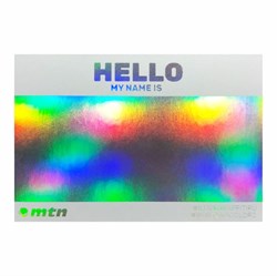 Стикер MTN Hello Hologram Eggshell - фото 11829