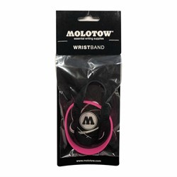 Набор браслетов Molotow 2 шт. черный/розовый - фото 12227