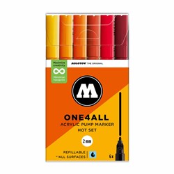 Набор маркеров Molotow One4all 127HS 2 мм. 6 шт. Hot Set RYYMJR54jeAV9vv9TJBBg2 - фото 12594