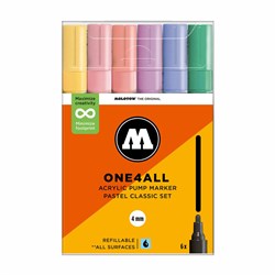 Набор маркеров Molotow One4all 227HS 4 мм. 6 шт. Pastel Classic Set zmZkII--jU78inNMKegGz0 - фото 12605