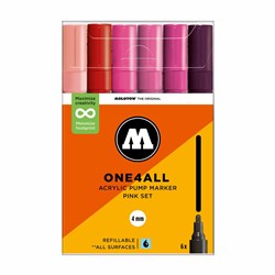 Набор маркеров Molotow One4all 227HS 4 мм. 6 шт. Pink Set wcOYV1jmh7hmtGPBWf5u30 - фото 12607