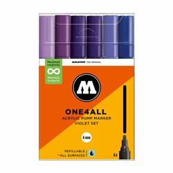 Набор маркеров Molotow One4all 227HS 4 мм. 6 шт. Violet Set hydFnghVhwyZd-IEF1tLS1 - фото 12609