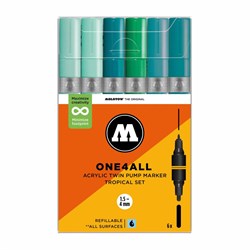 Набор маркеров Molotow One4all Twin 6 шт. Tropical Set n-StShRpi2Mpw2vVNHklA2 - фото 12620