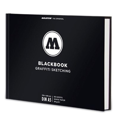 Скетчбук Molotow Blackbook Graffiti Sketching A5 - фото 5071