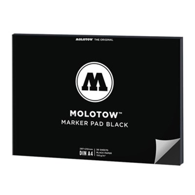 Альбом Molotow Marker Pad Black A4 - фото 5083