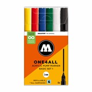 Набор маркеров Molotow One4all 127HS 2 мм. 6 шт. Basic Set 1 XVrAp-i5hac6gRtOJqqTA0