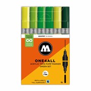 Набор маркеров Molotow One4all Twin 6 шт. Green Set T6XuqiaTiYjIboIU831Bu3