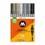 Набор маркеров Molotow One4all Twin 6 шт. Grey Set sYSyHkx5hEf2I5fe7c7Ro2