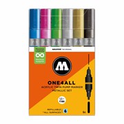 Набор маркеров Molotow One4all Twin 6 шт. Metallic Set HLyrItCQiY-06L6vjvRiE2