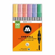 Набор маркеров Molotow One4all Twin 6 шт. Pastel Classic Set U3VQJU6Qg3ByOQ8Ub9O2q2