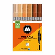 Набор маркеров Molotow One4all Twin 6 шт. Wood Set fMGgYKYAiN0ZcAtabB6kV1