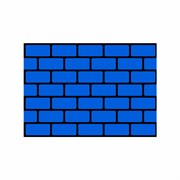 Стикер Flux Eggshell Brick Blue PxMGztvwh32GeAMj3Na-h0