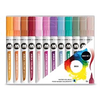 Набор маркеров Molotow Aqua Color Brush 12 шт. Basic Set 2